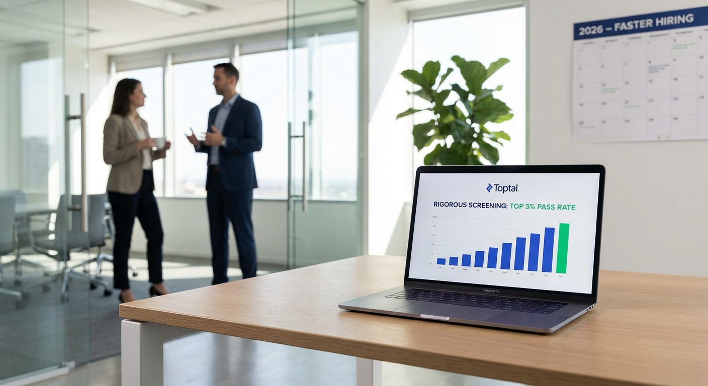 Toptal: Rigorous Screening Yields Top 3% Pass Rate