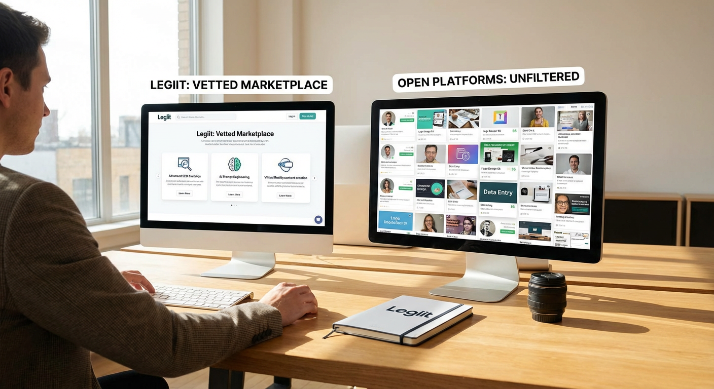 Legiit: Vetted Marketplace Versus Open Platforms