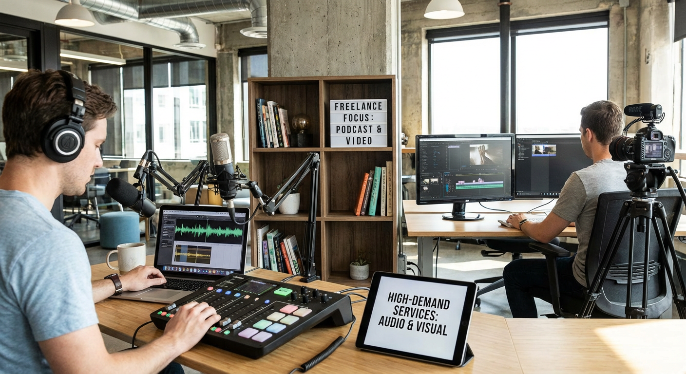 Podcast Editing Versus Video Editing: Different Skills, Different Markets