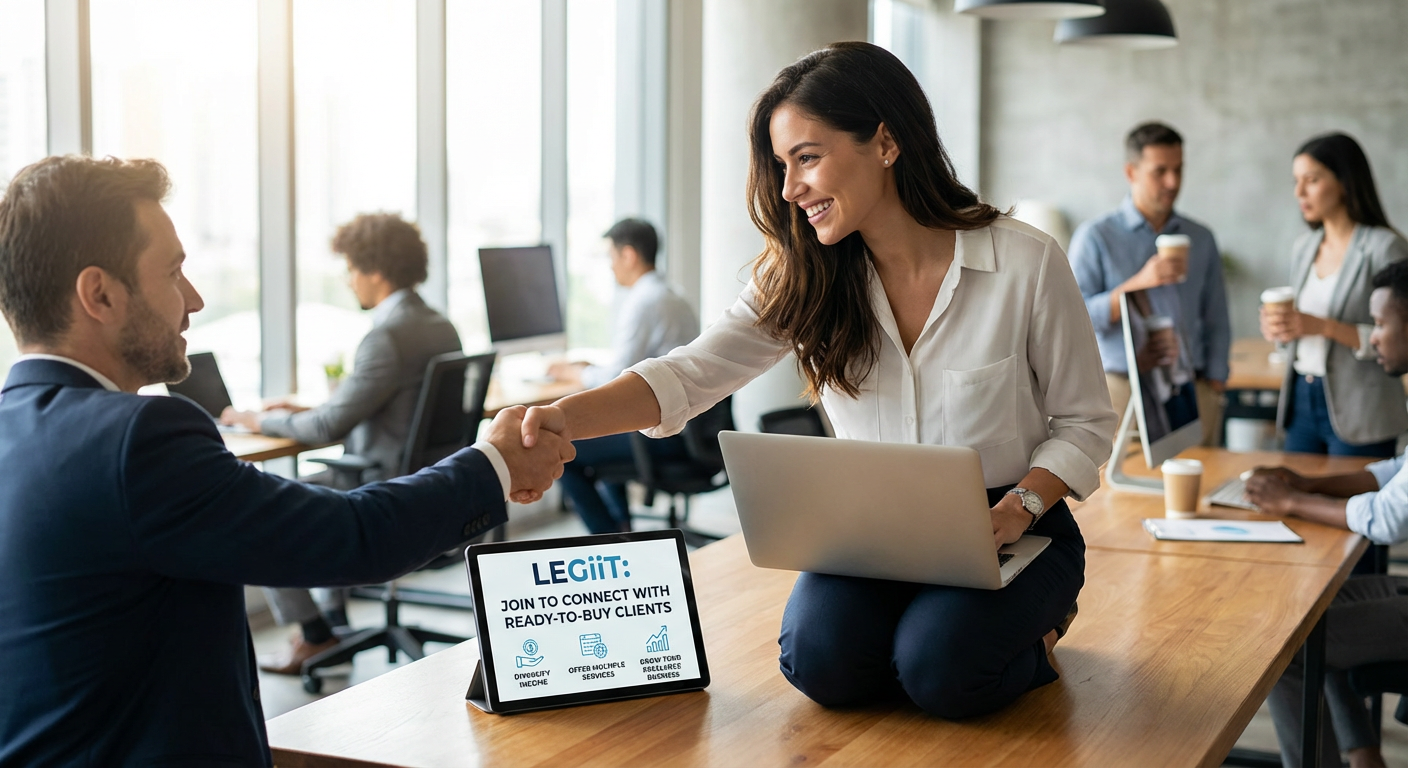 Join Legiit to Connect with Ready-to-Buy Clients