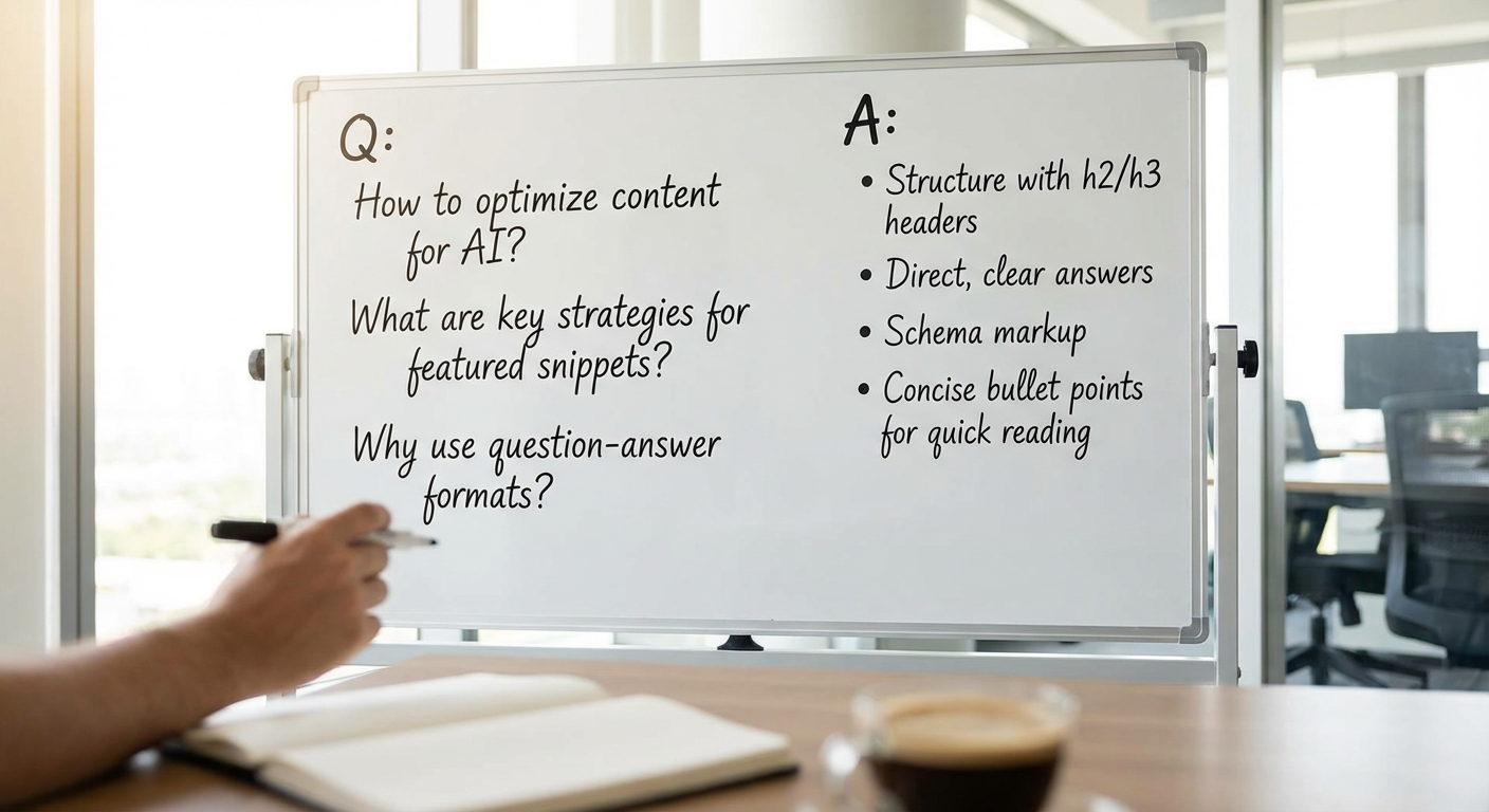 Structure Content With Clear Question-Answer Formats