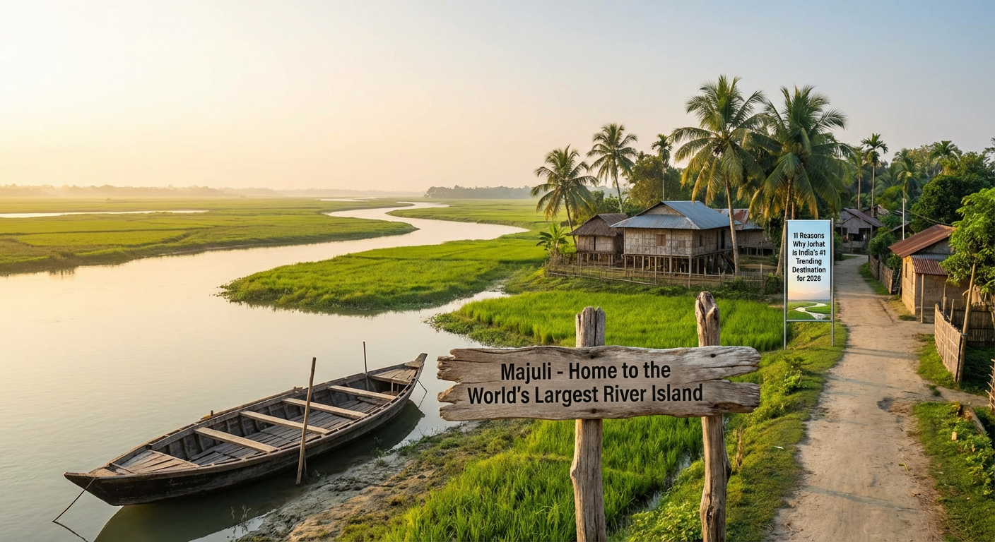 Home to the World's Largest River Island, Majuli