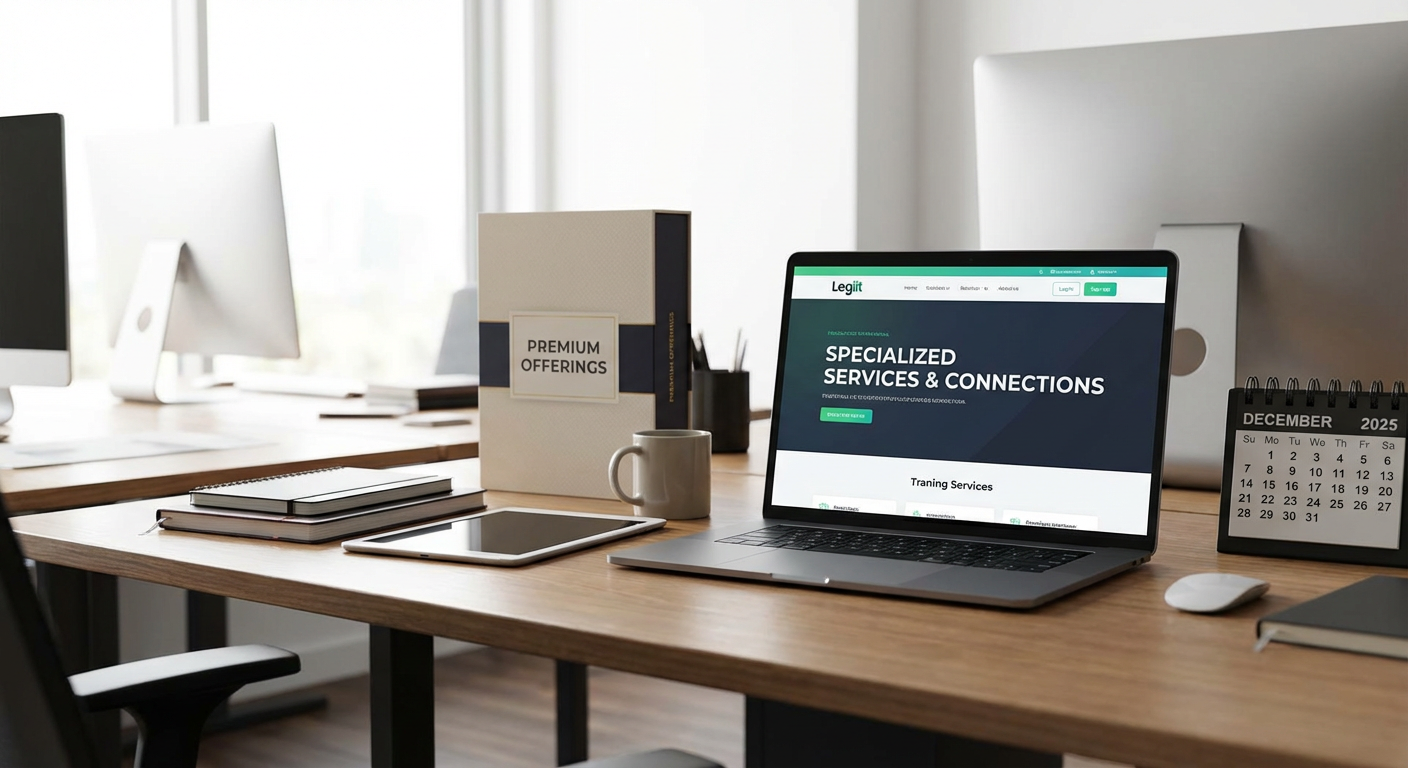 Legiit for Specialized Services and Connections