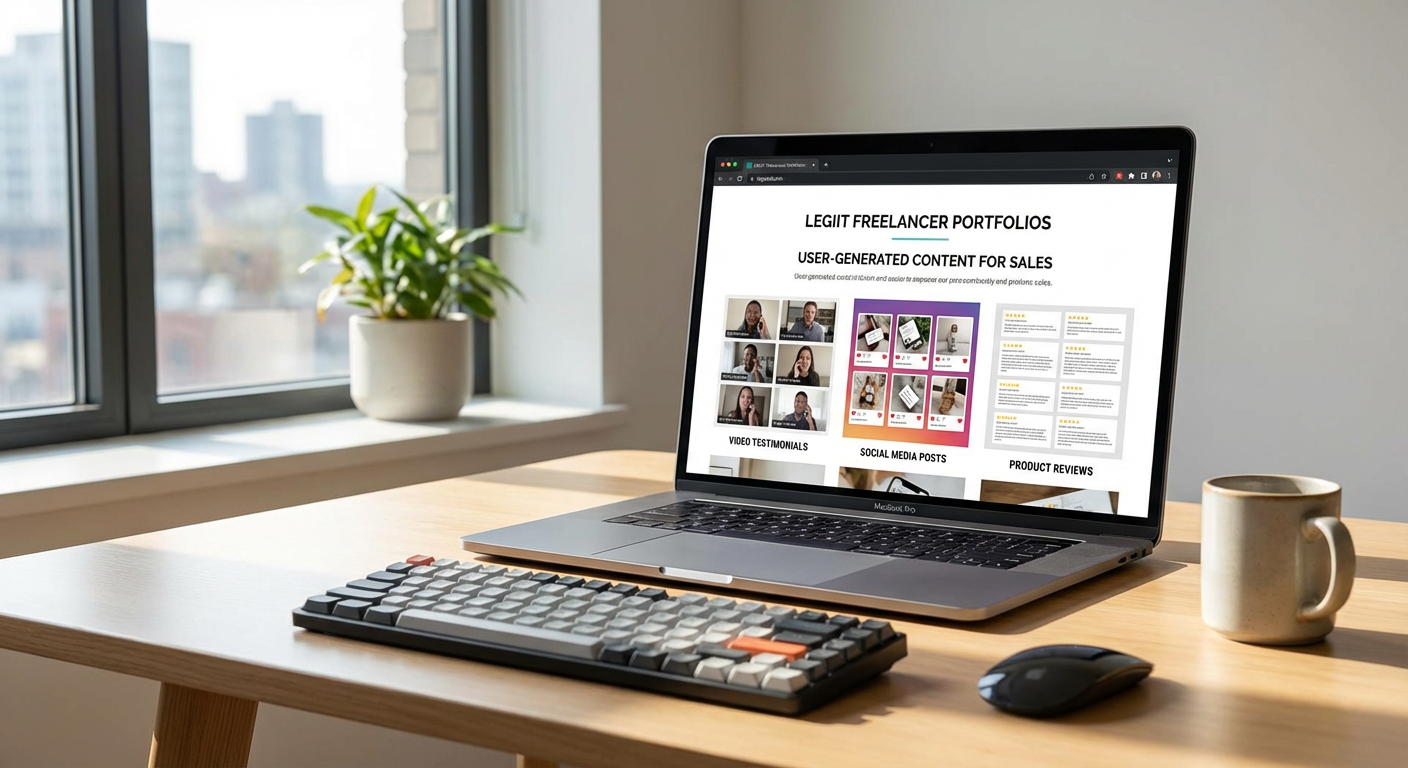 Freelancer Portfolio Showcases on Legiit