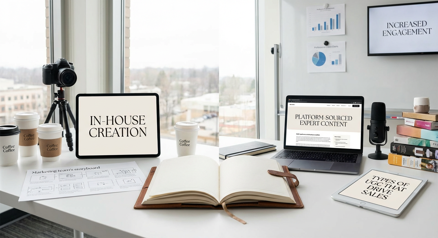 Platform-Sourced Expert Content Versus In-House Creation
