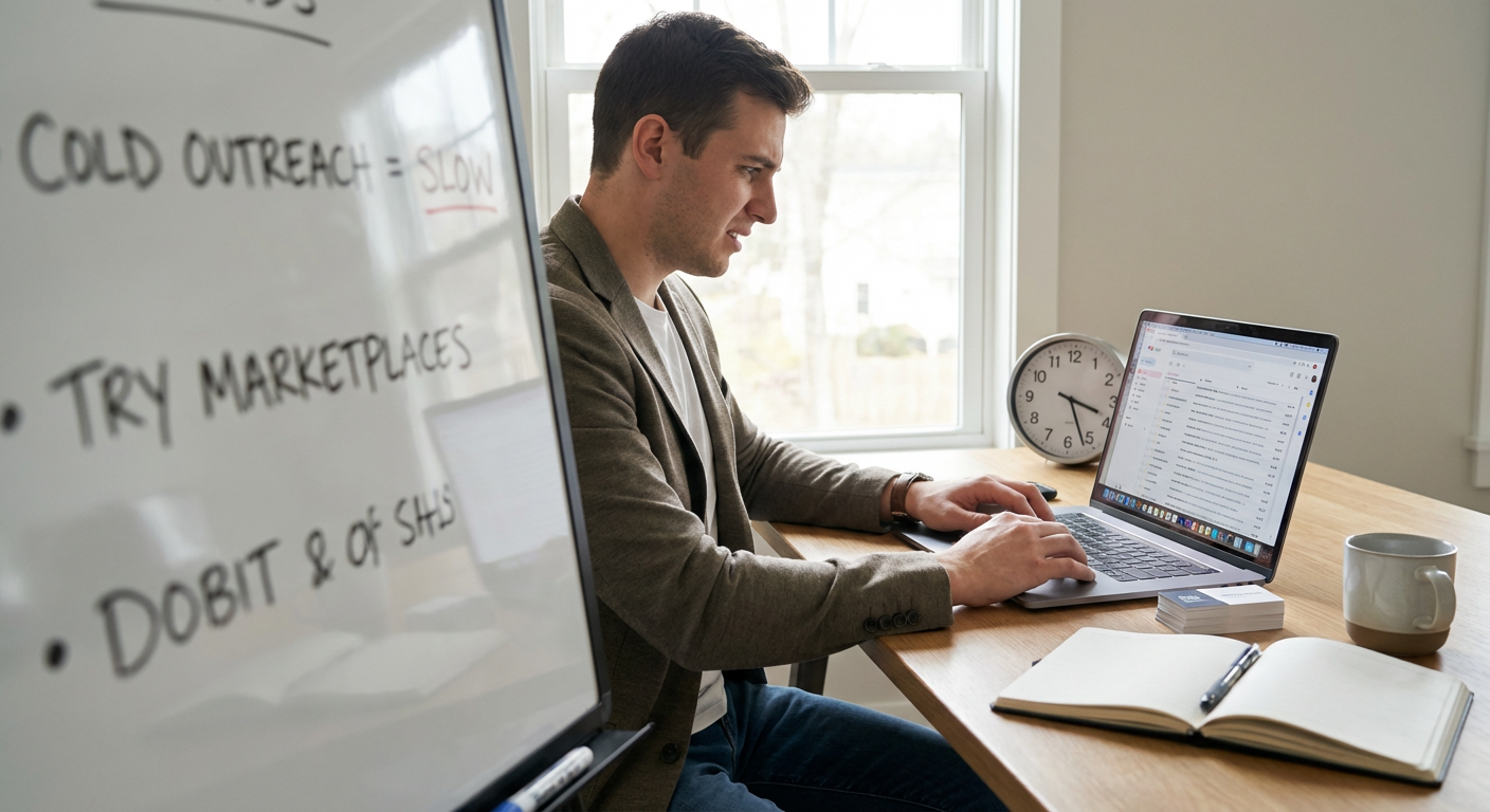 Wasting Time on Cold Outreach Instead of Using Proven Marketplaces