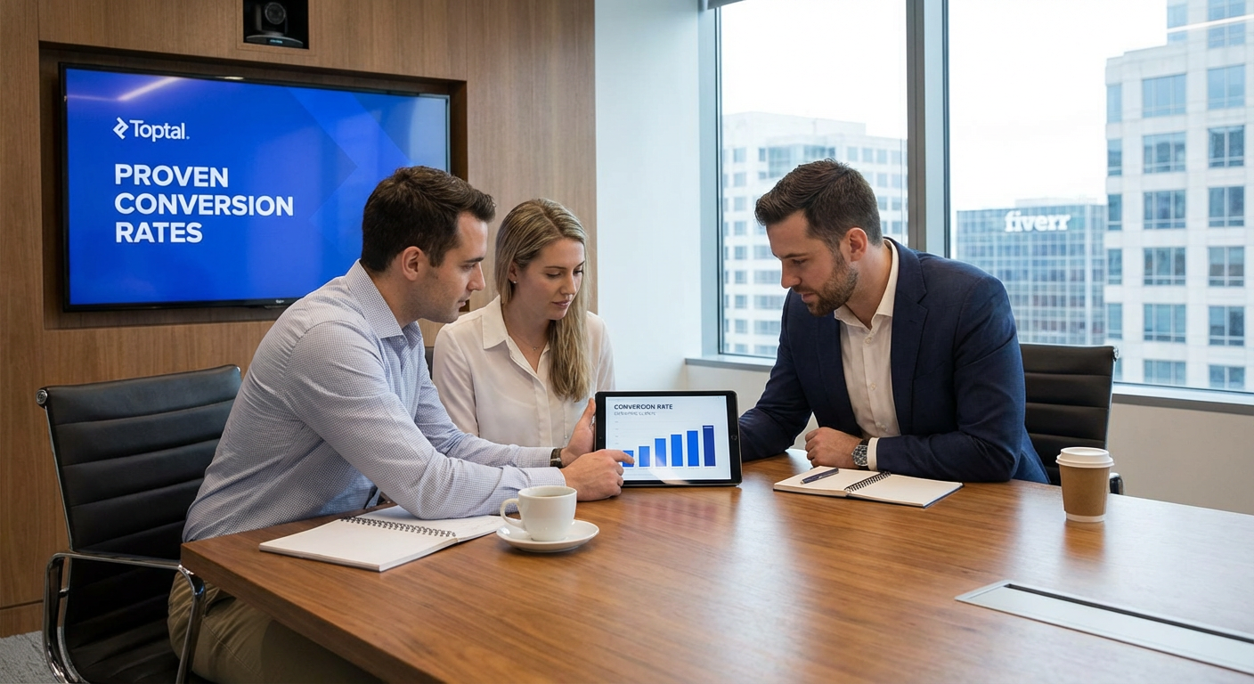 Toptal: Proven Conversion Rates With Enterprise Clients