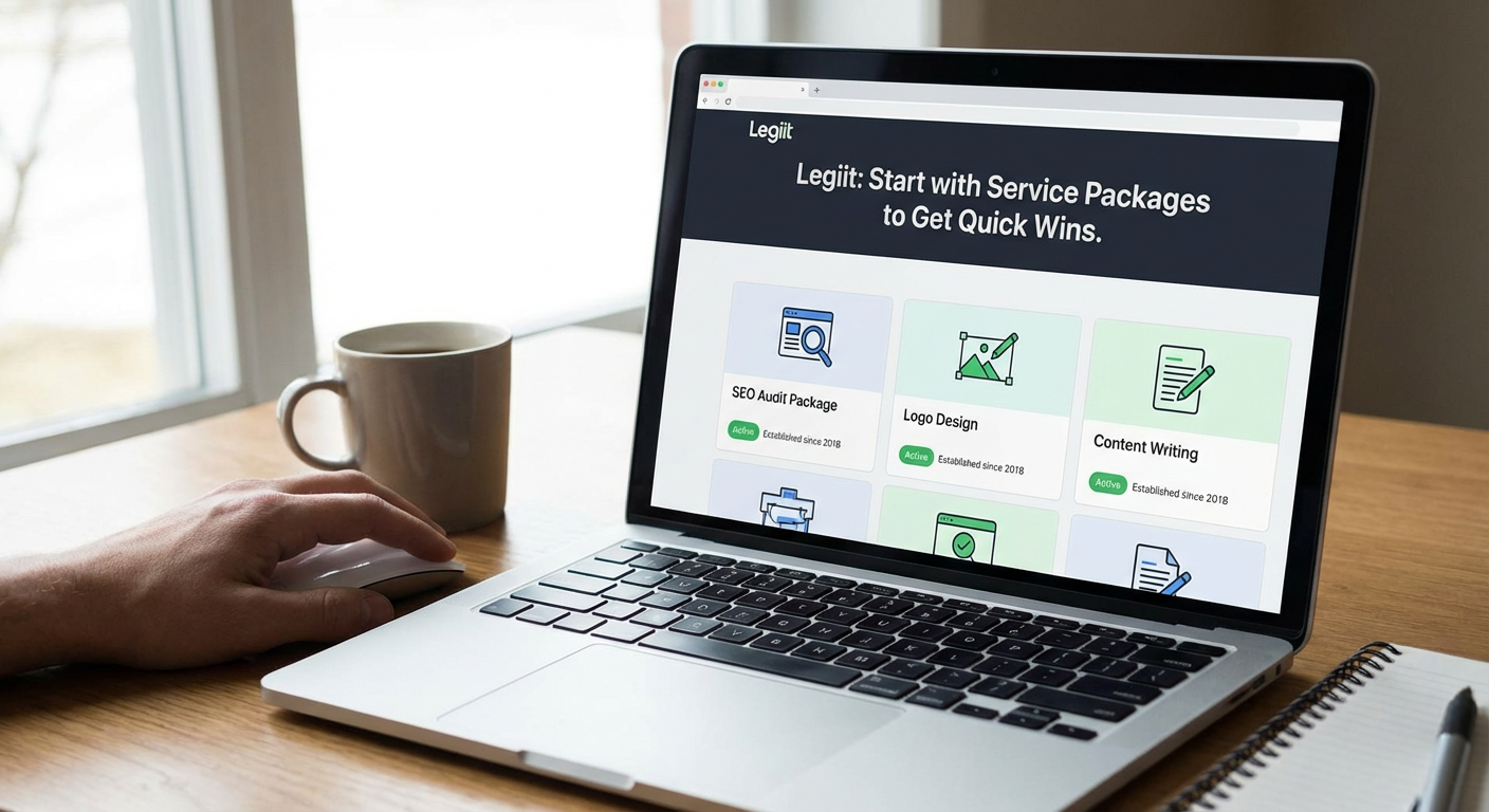 Legiit: Start with Service Packages to Get Quick Wins