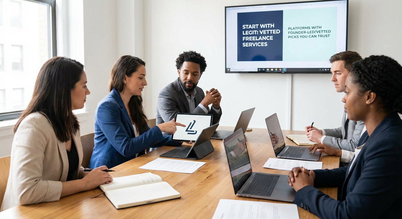 Start With Legiit for Vetted Freelance Services