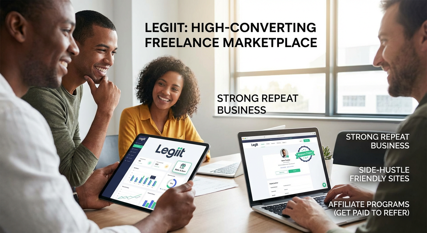 Legiit: High-Converting Freelance Marketplace With Strong Repeat Business