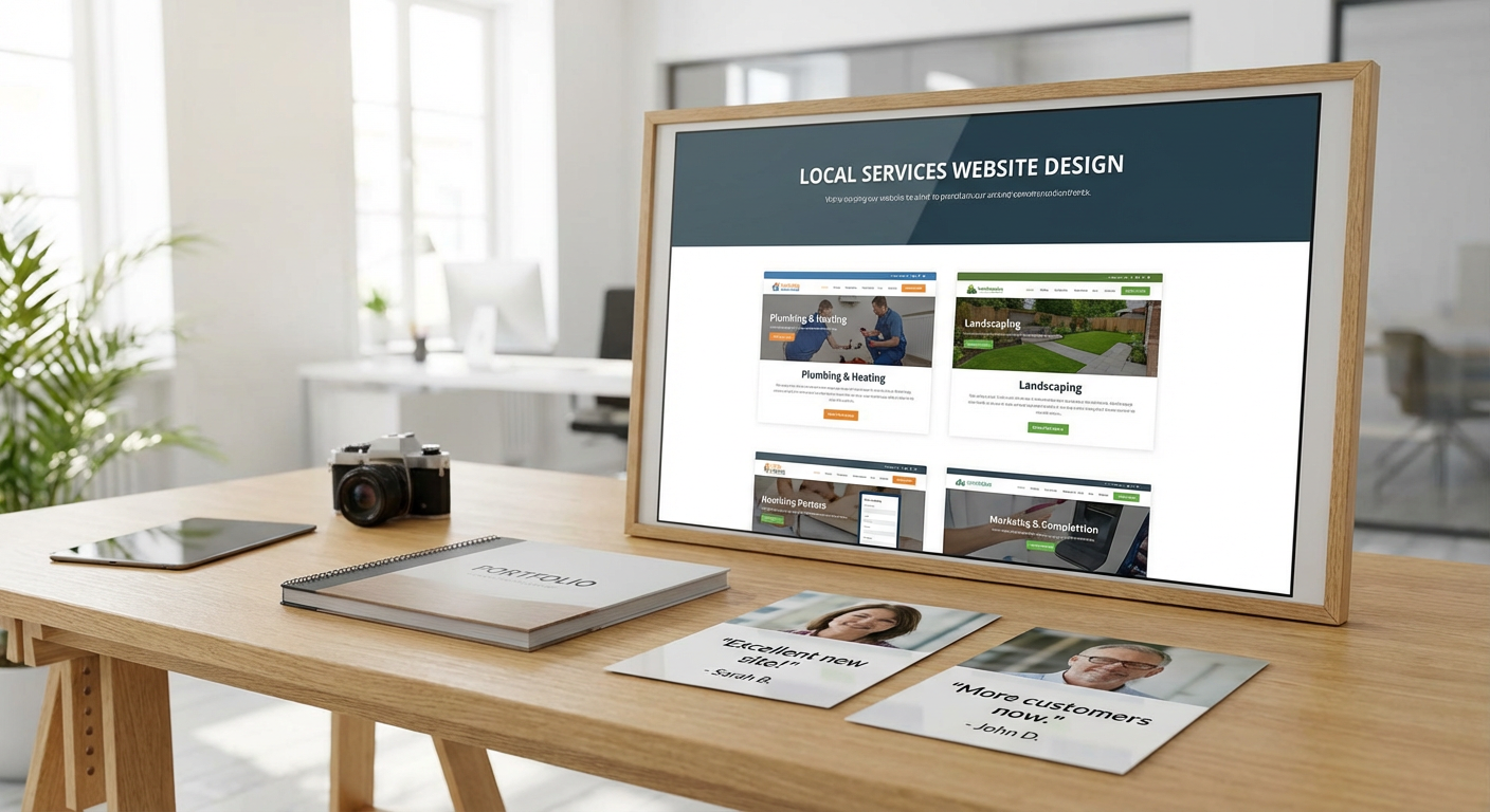 Showcase Real Work with Photos and Testimonials