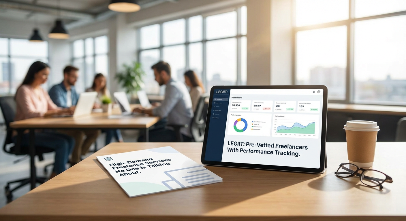 Legiit: Pre-Vetted Freelancers With Performance Tracking