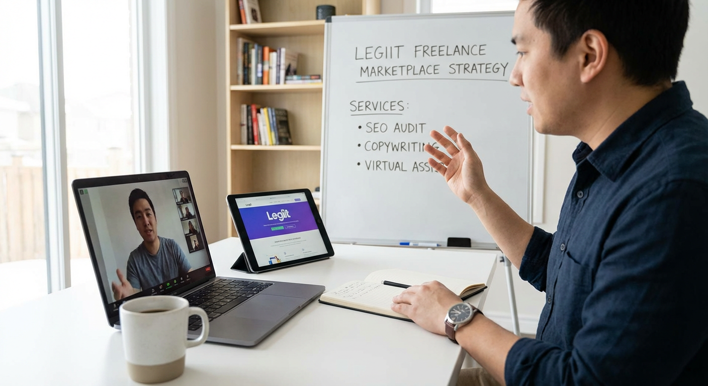 Freelance Marketplace Consulting Through Legiit