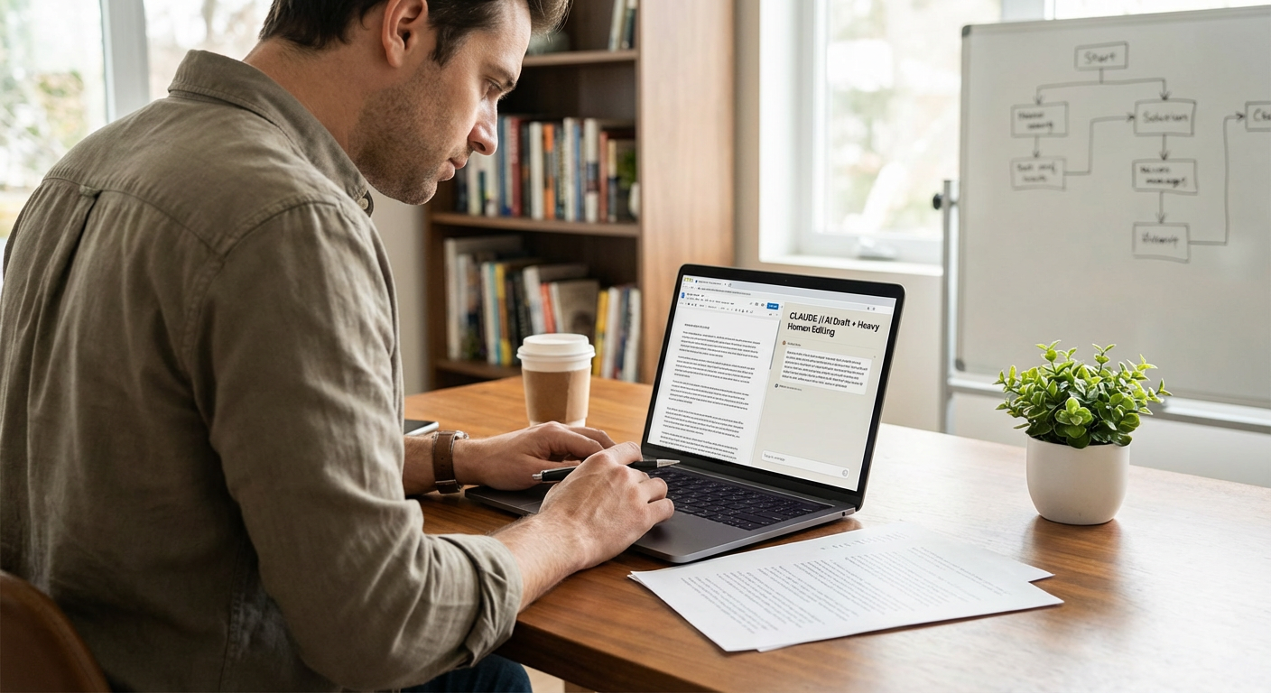 Claude with Heavy Human Editing: A Collaborative Approach