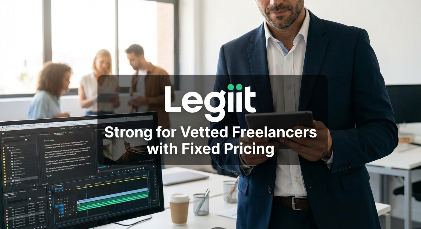 Legiit: Strong for Vetted Freelancers with Fixed Pricing