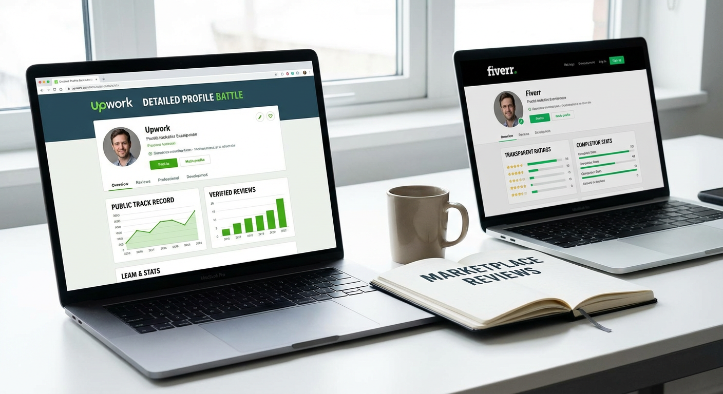 Upwork Versus Fiverr: The Detailed Profile Battle