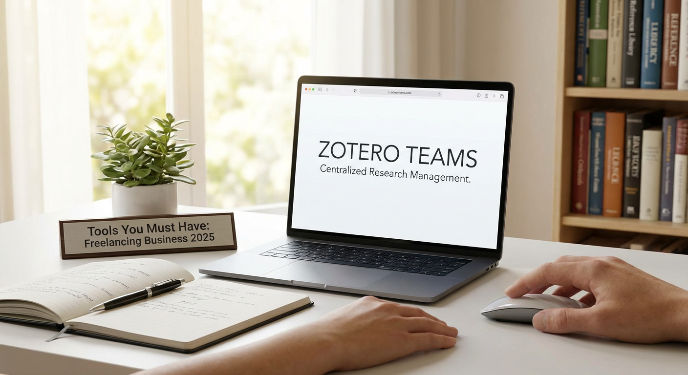 Zotero Teams for Centralized Research Management