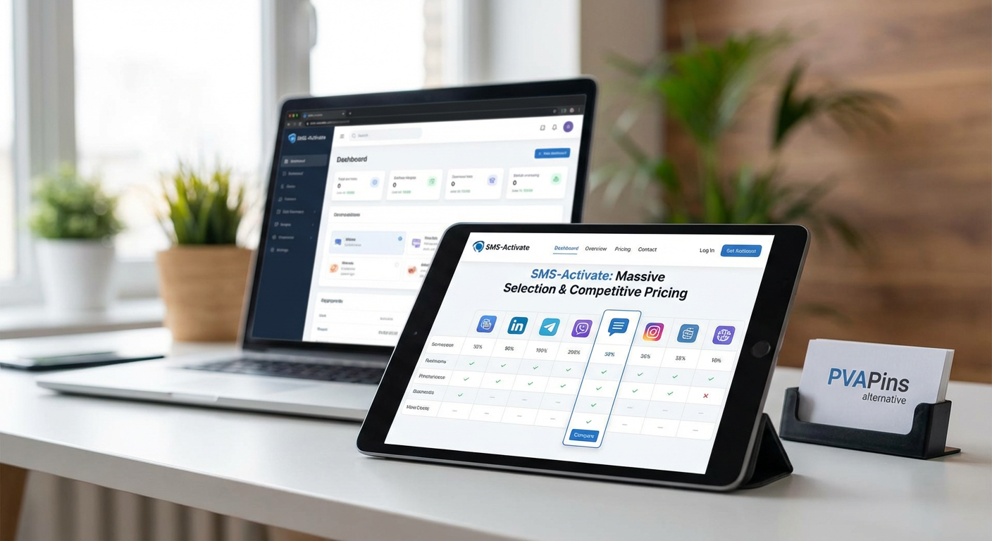 SMS-Activate: Massive Selection and Competitive Pricing