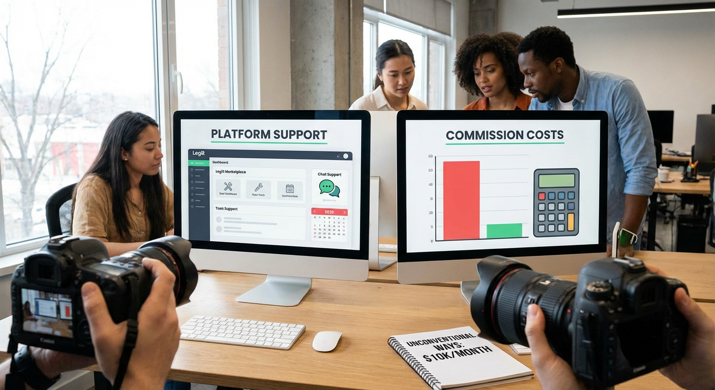 Legiit Marketplace Services: Platform Support Versus Commission Costs