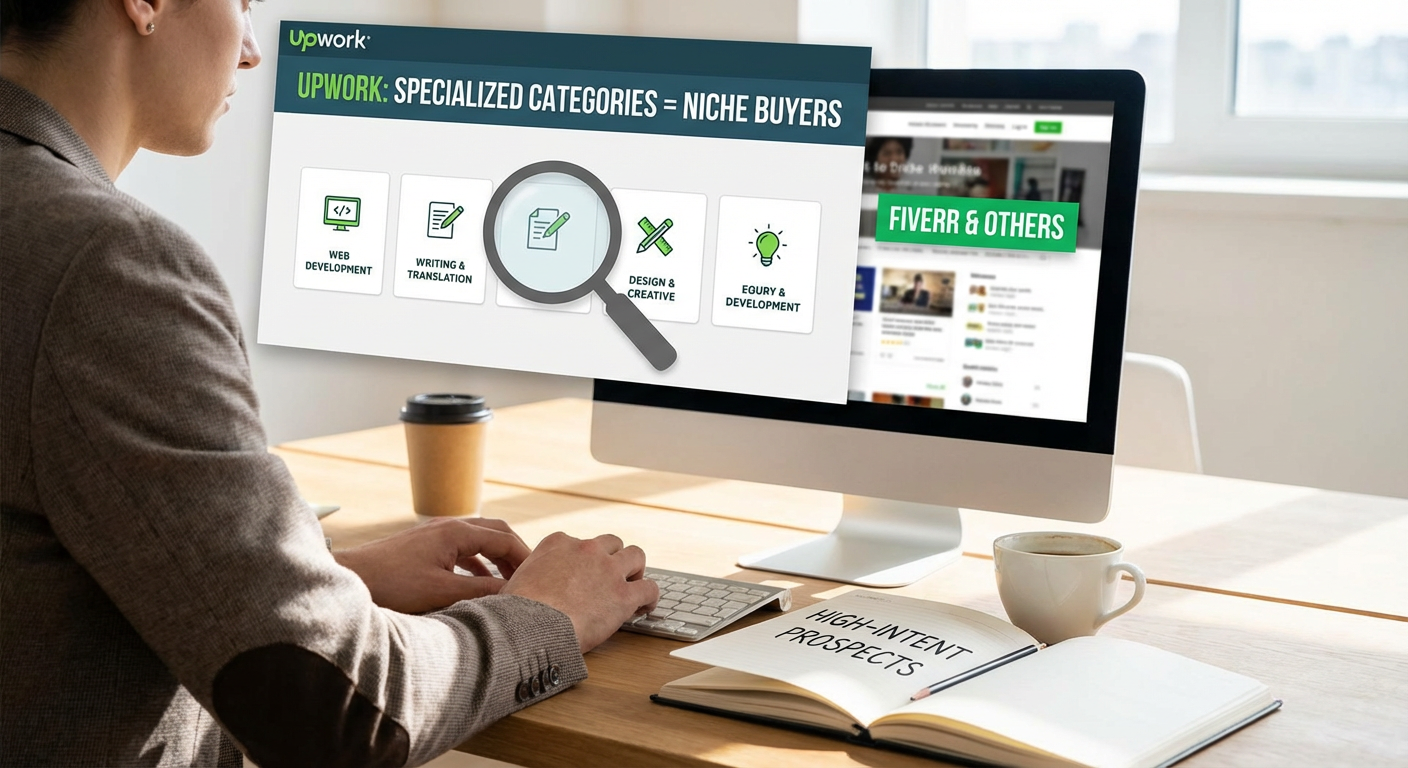 Use Upwork's Specialized Categories to Target Niche Buyers