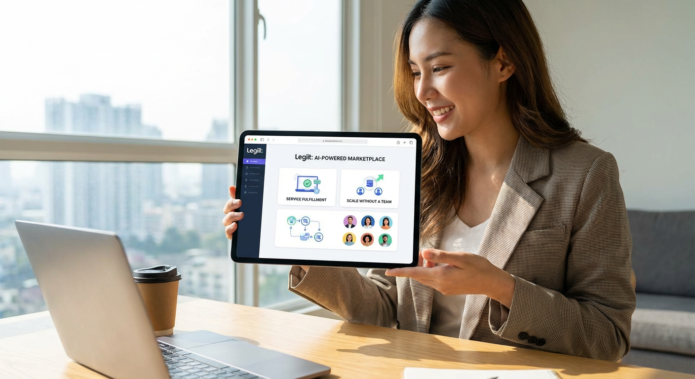 Delegate Service Fulfillment Through Legiit's AI-Powered Marketplace