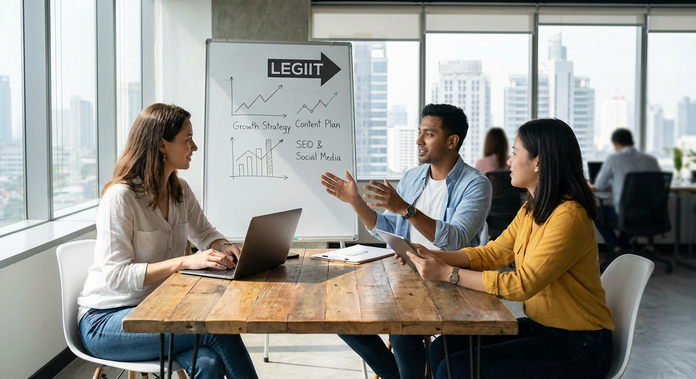 Legiit for Freelance Marketing Talent