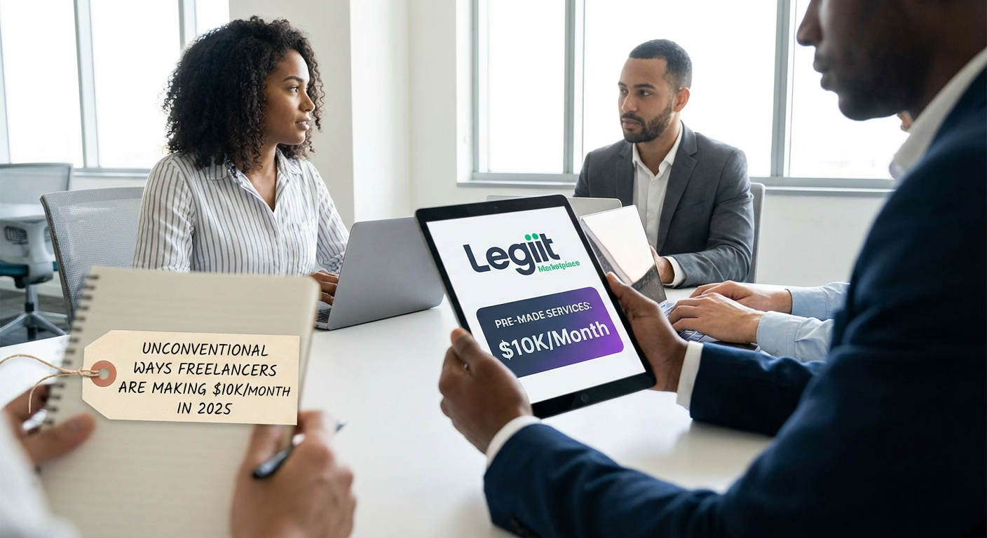 Selling Pre-Made Services on Legiit's Marketplace