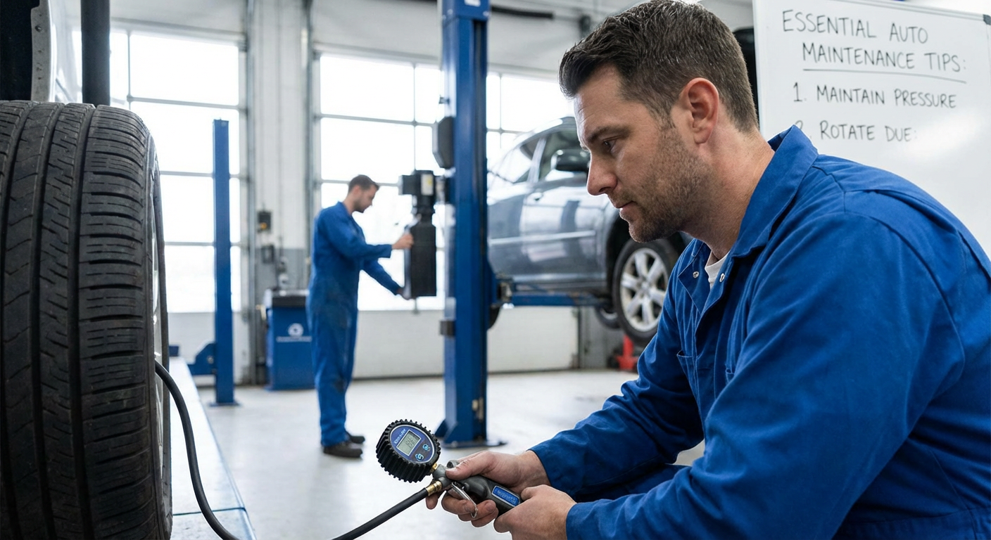 Maintain Proper Tire Pressure and Rotate Your Tires
