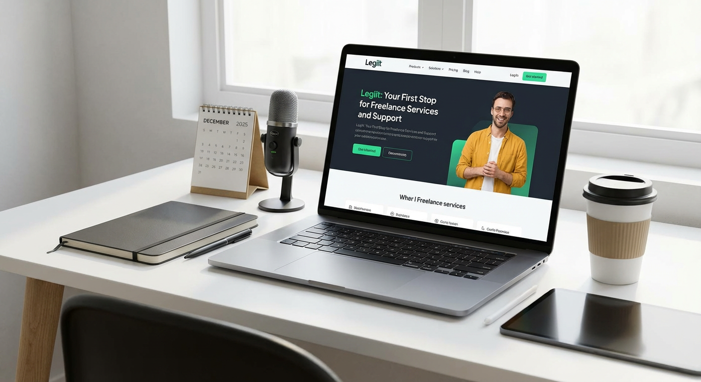 Legiit: Your First Stop for Freelance Services and Support