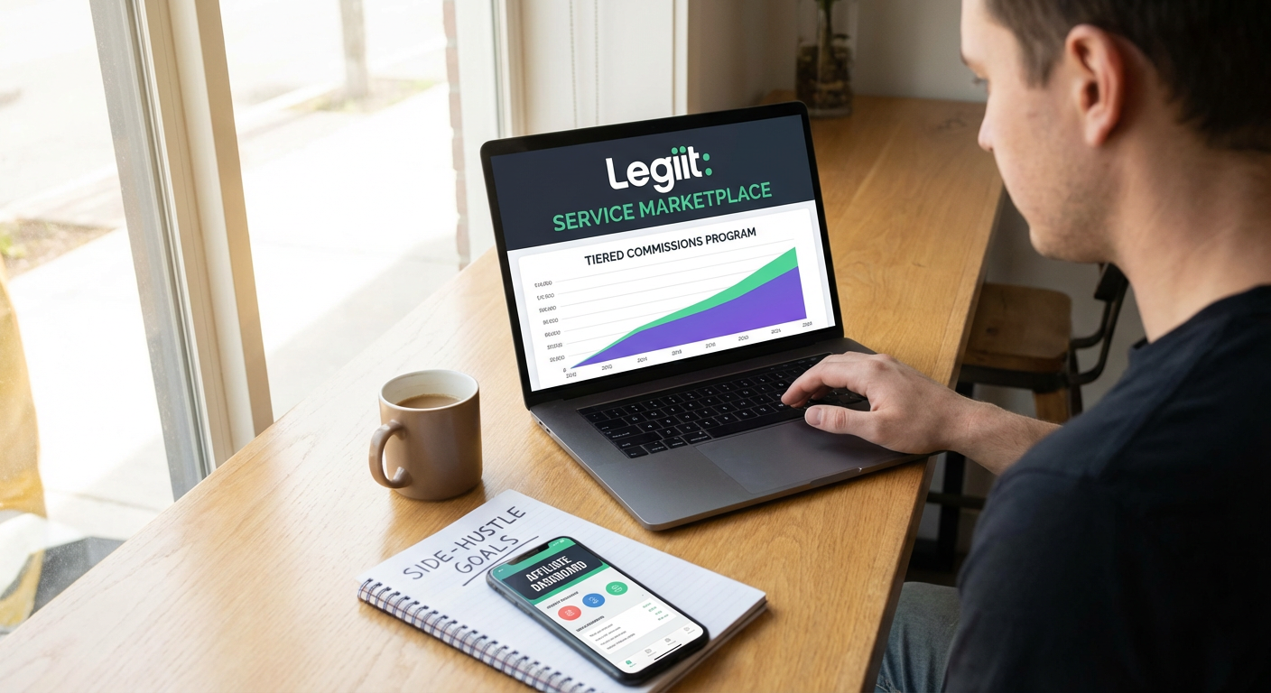 Legiit: Service Marketplace With Tiered Commissions