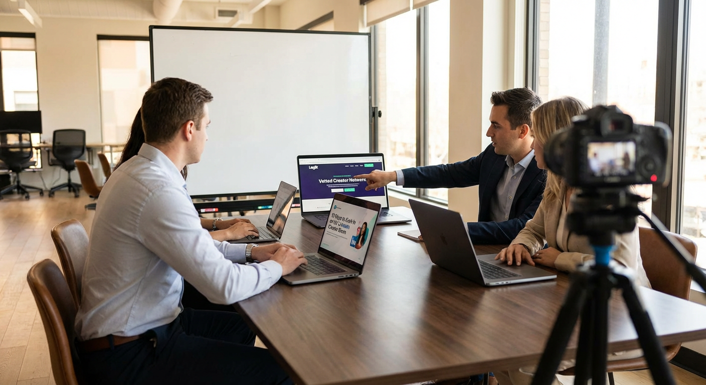 Build a Vetted Creator Network Through Legiit's Platform