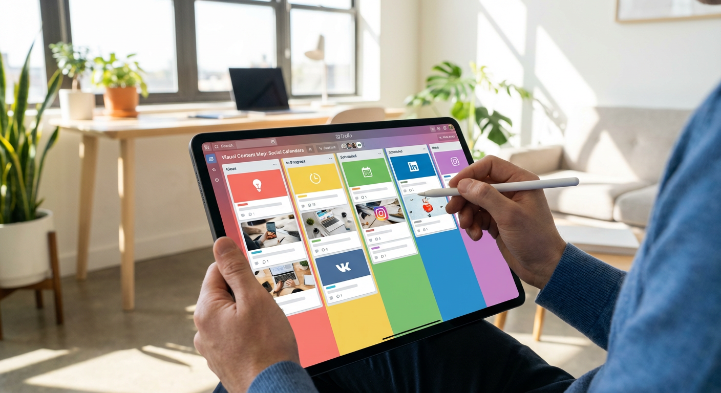 Use Trello for Visual Content Mapping