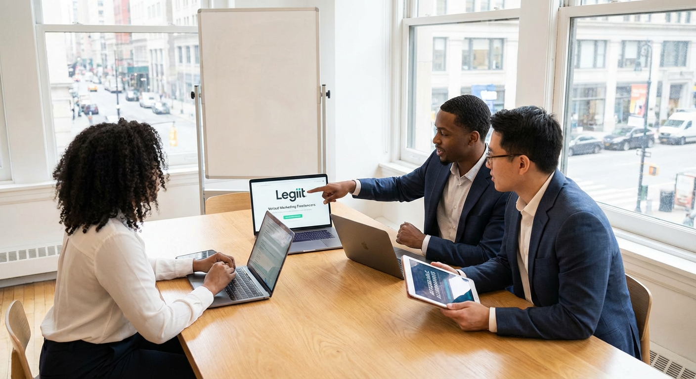 Legiit for Vetted Marketing Freelancers