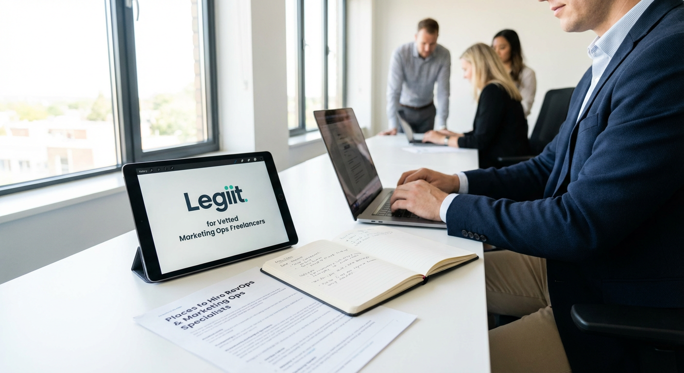 Start with Legiit for Vetted Marketing Ops Freelancers