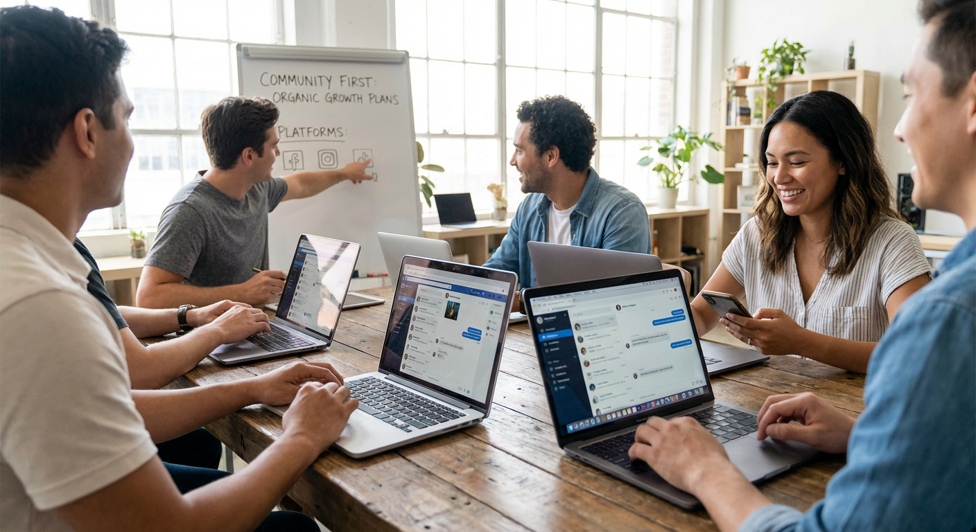 Build Your Community on Free Platforms First