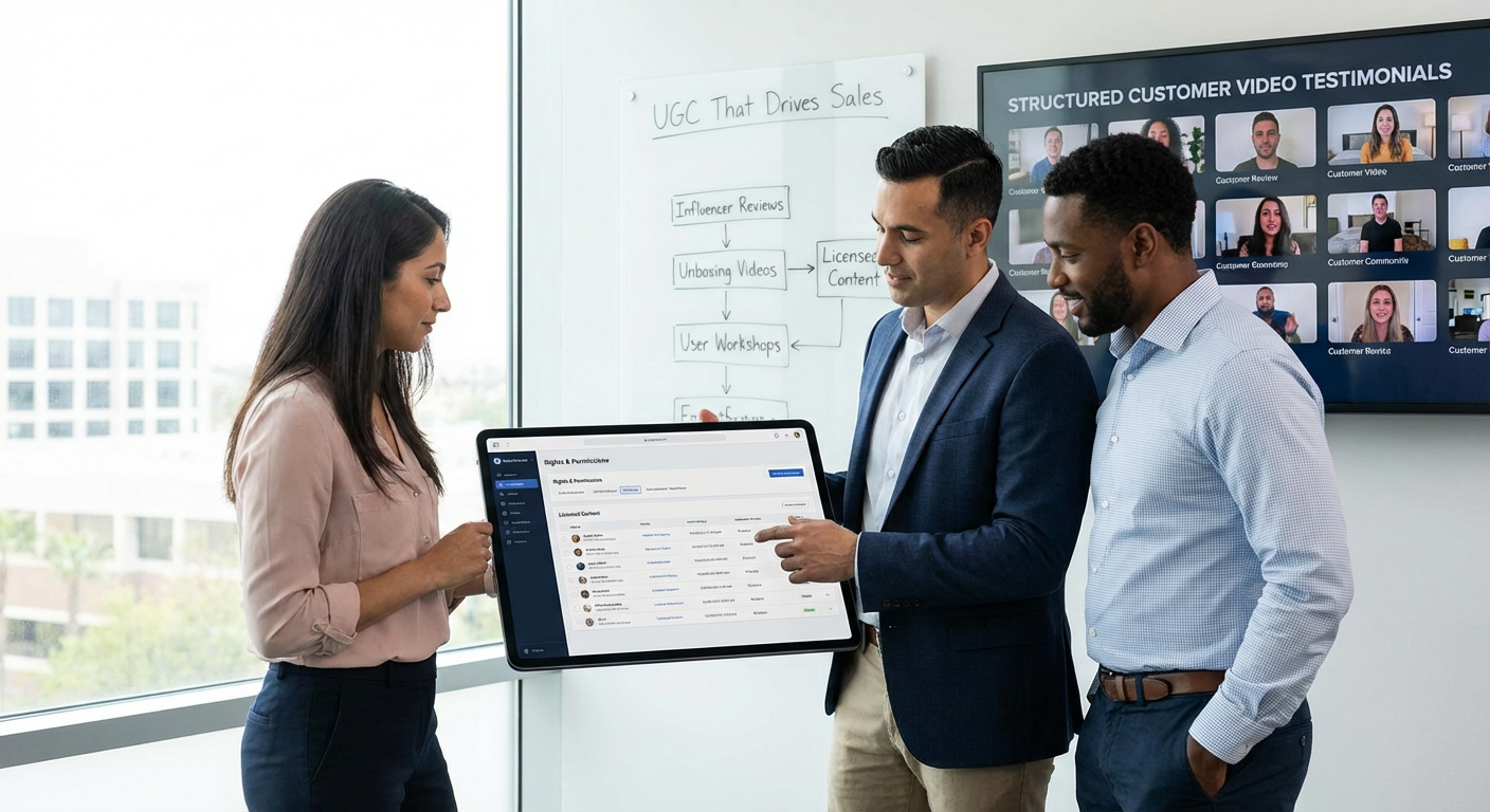 Structured Customer Video Testimonials with Rights Management