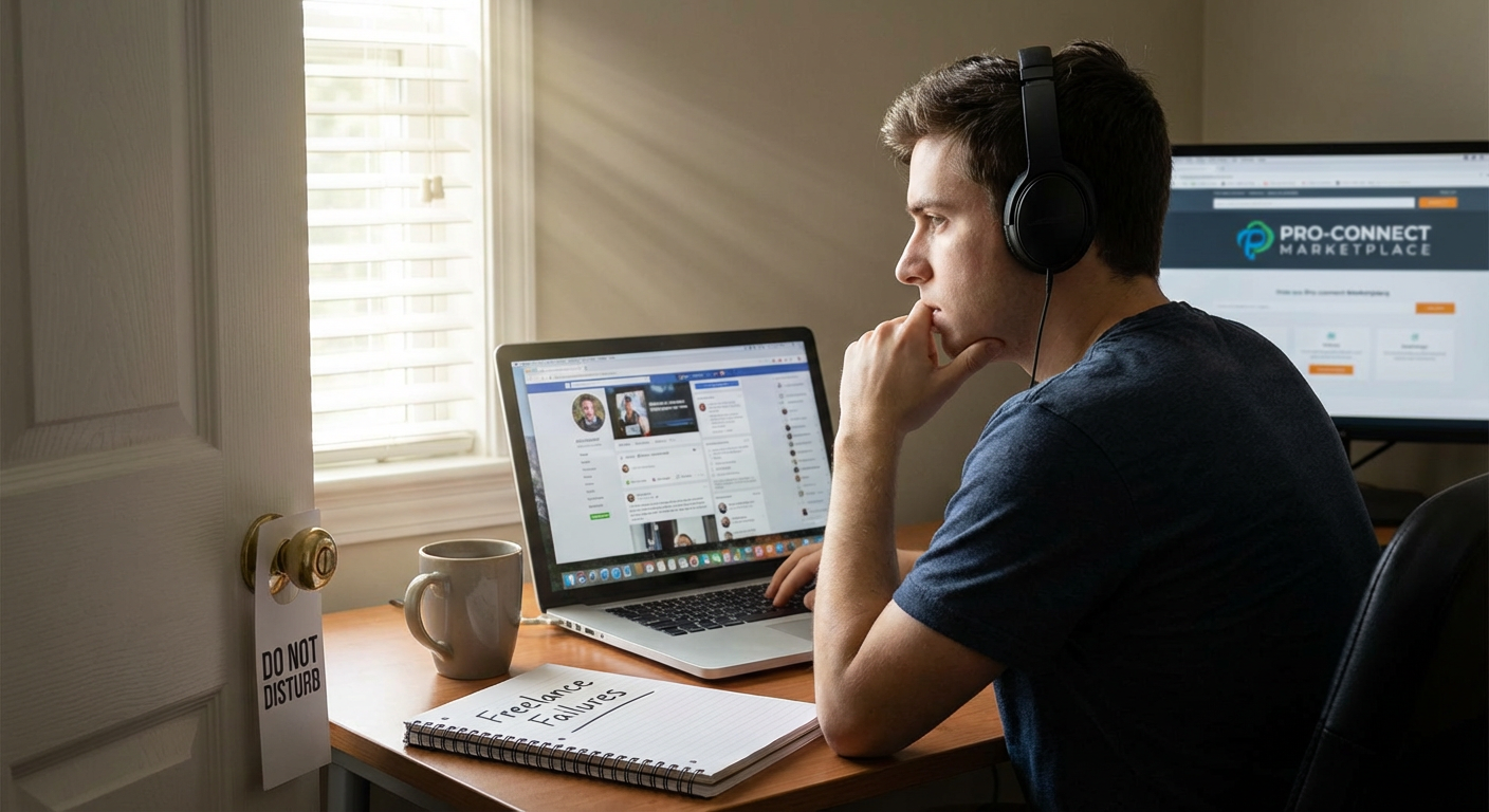 Ignoring Professional Marketplaces That Connect You With Serious Clients