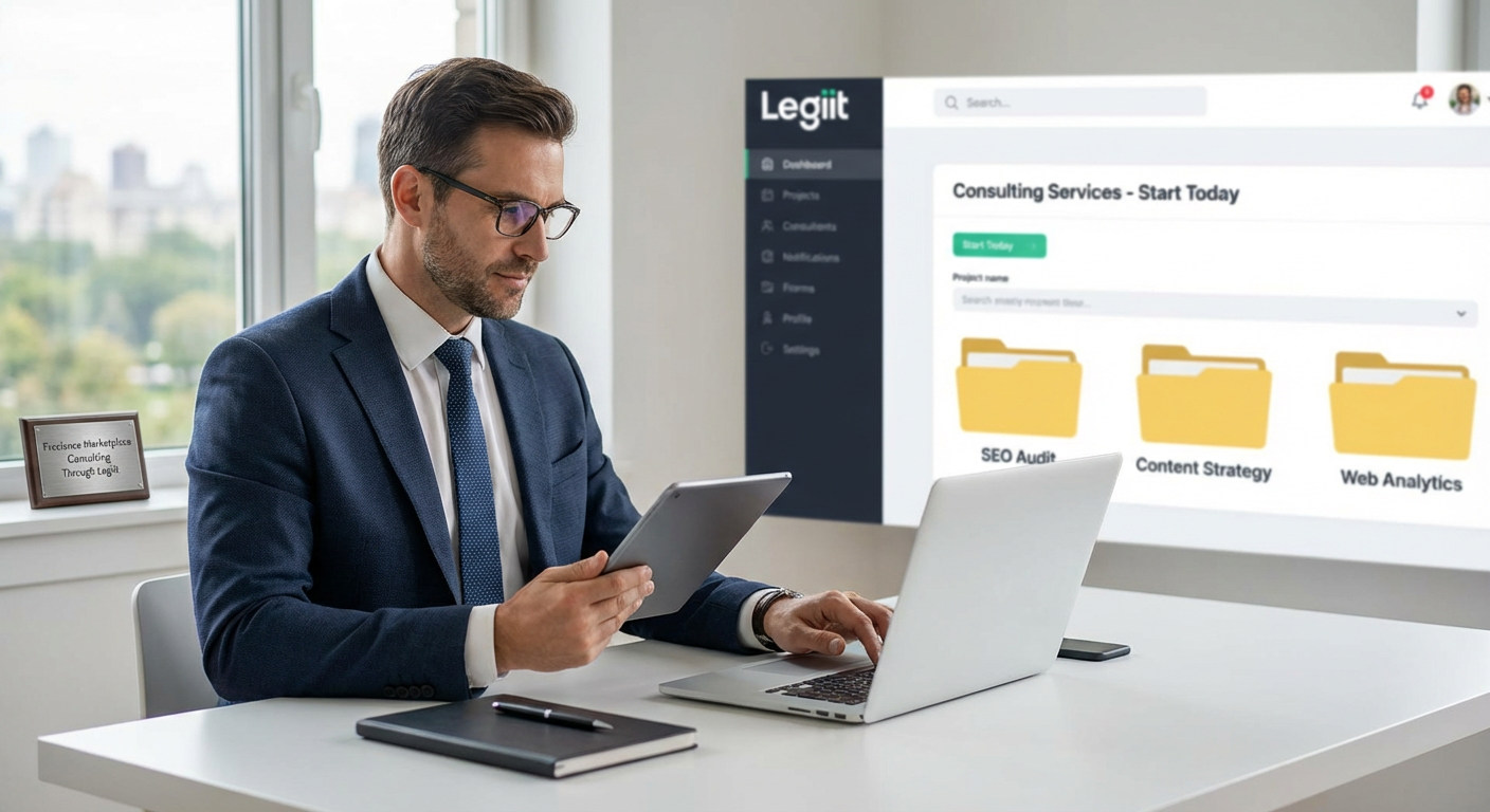 Freelance Marketplace Consulting Through Legiit