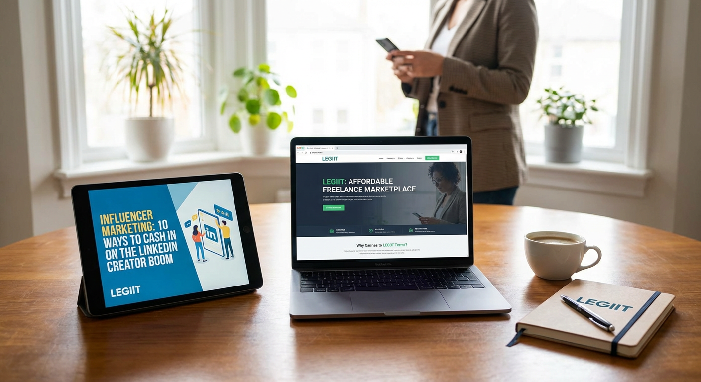 Tap Into Legiit's Affordable Freelance Marketplace