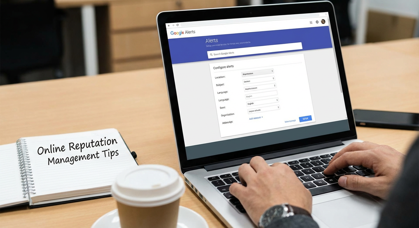 Set Up Google Alerts for Your Name and Business
