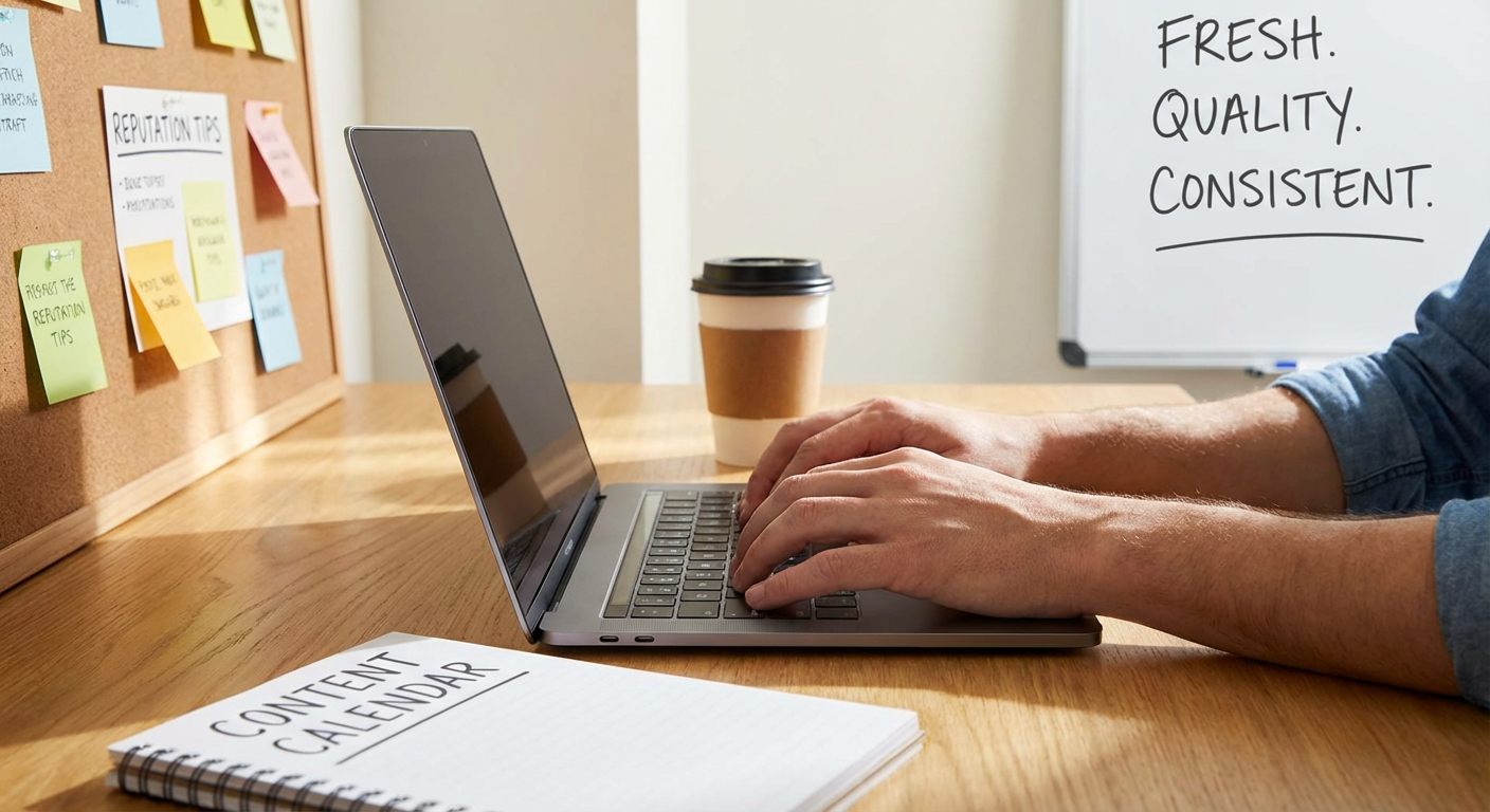 Create Fresh, Quality Content Regularly