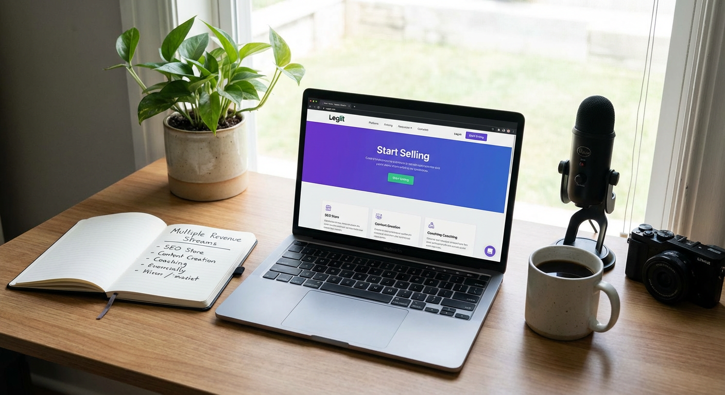 Start Selling Services on Legiit