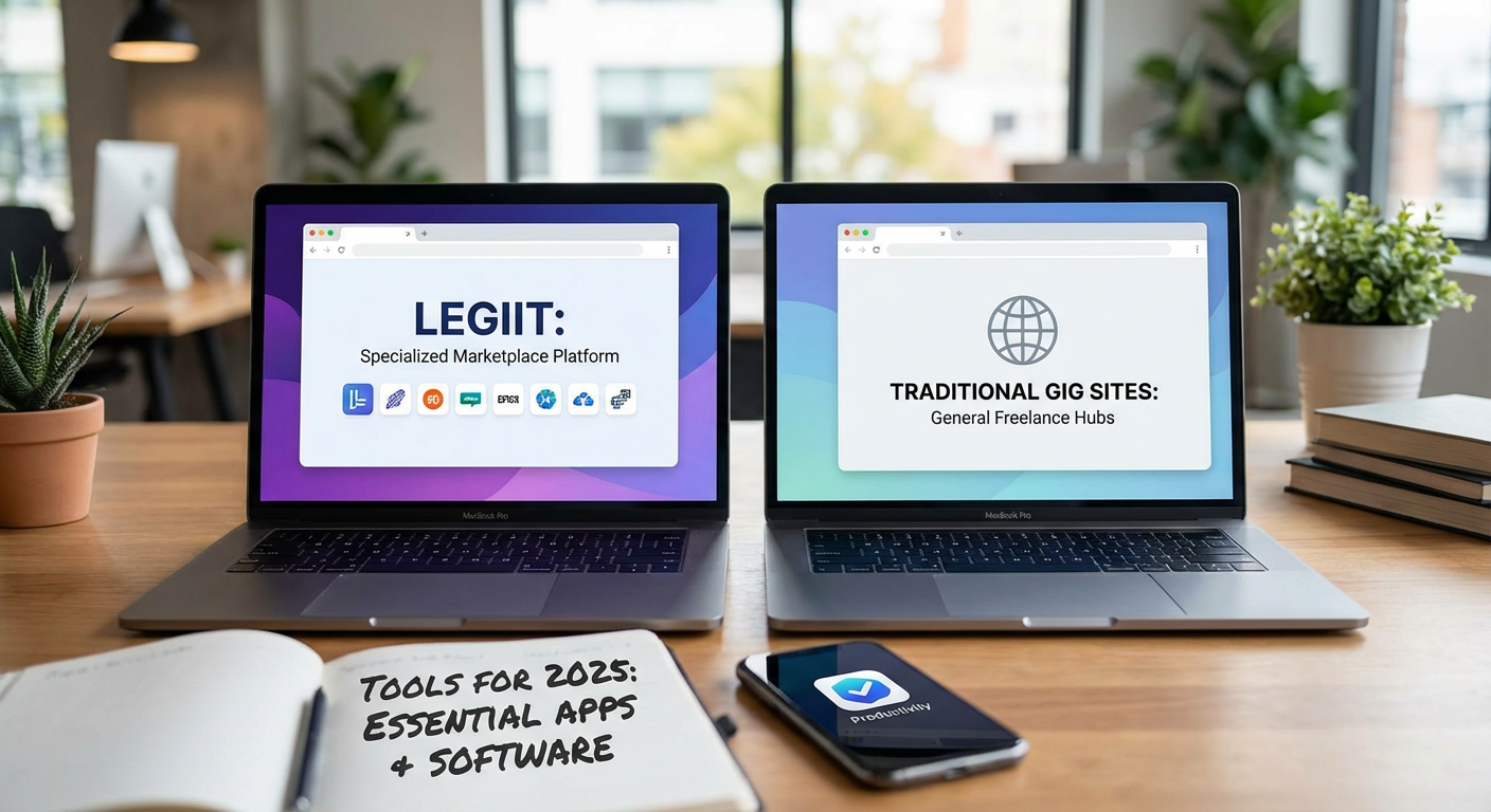 Freelance Marketplace Platforms: Legiit Versus Traditional Gig Sites