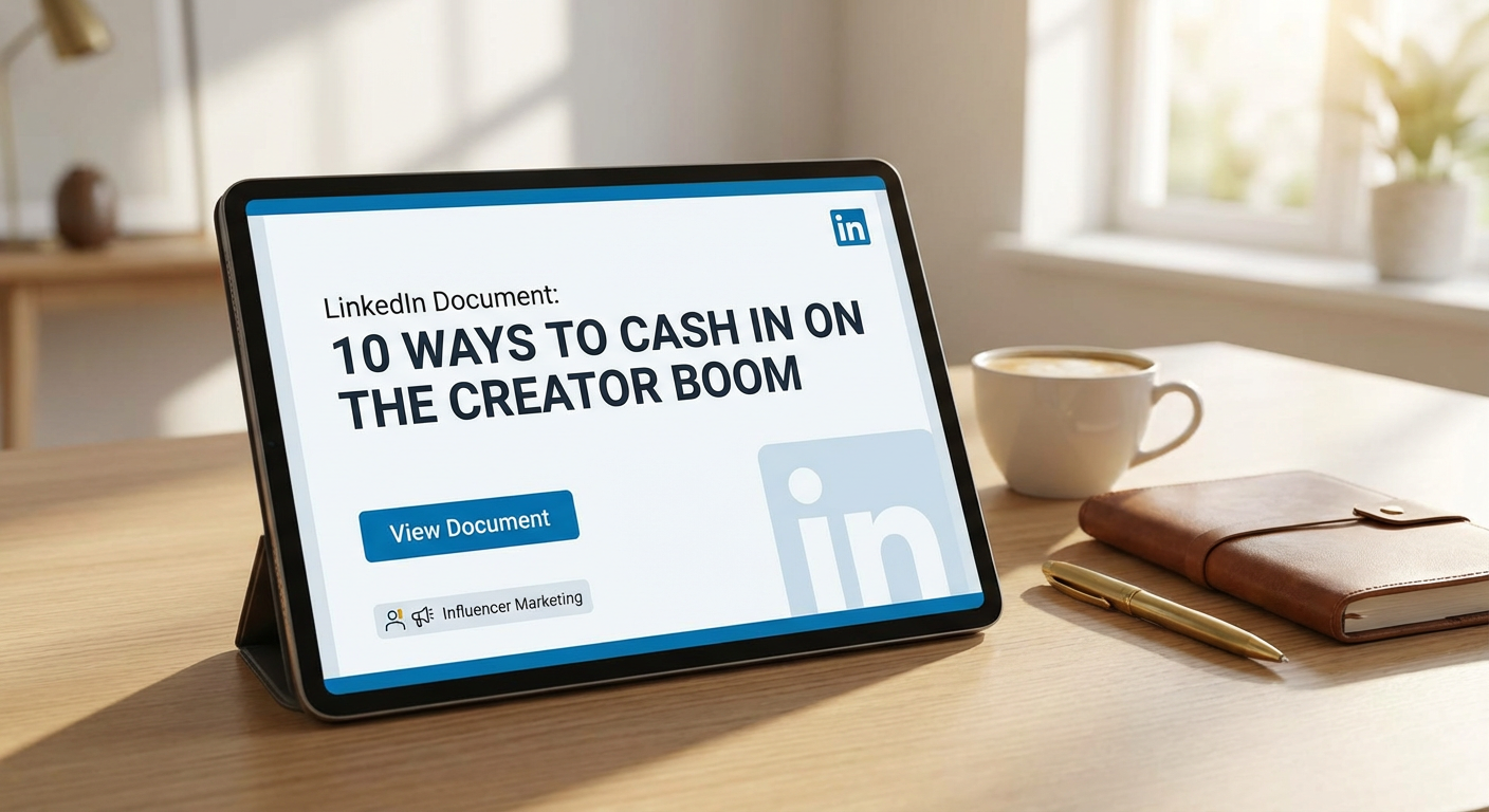 Monetize Through LinkedIn's Native Document Feature