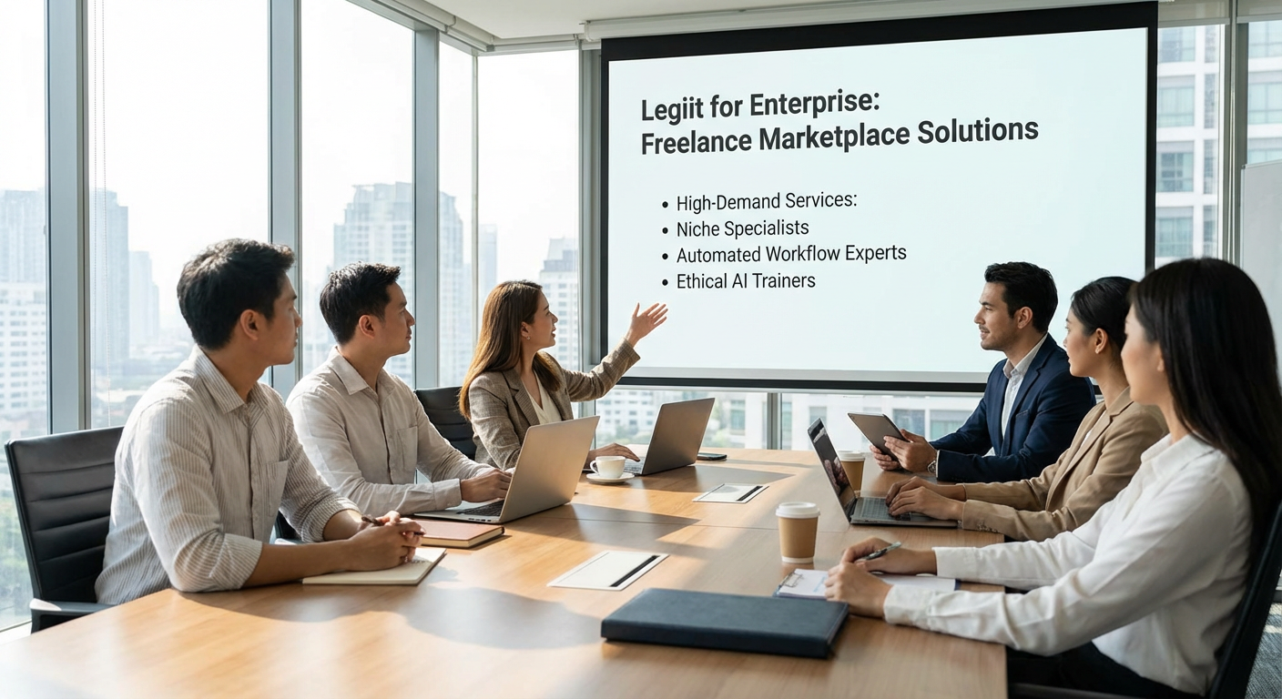 Legiit for Enterprise Freelance Marketplace Solutions
