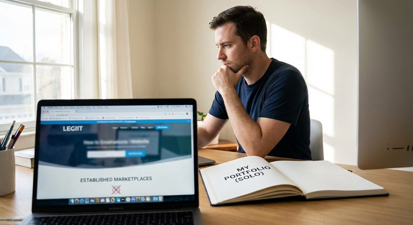 Ignoring Established Marketplaces Like Legiit When Starting Out