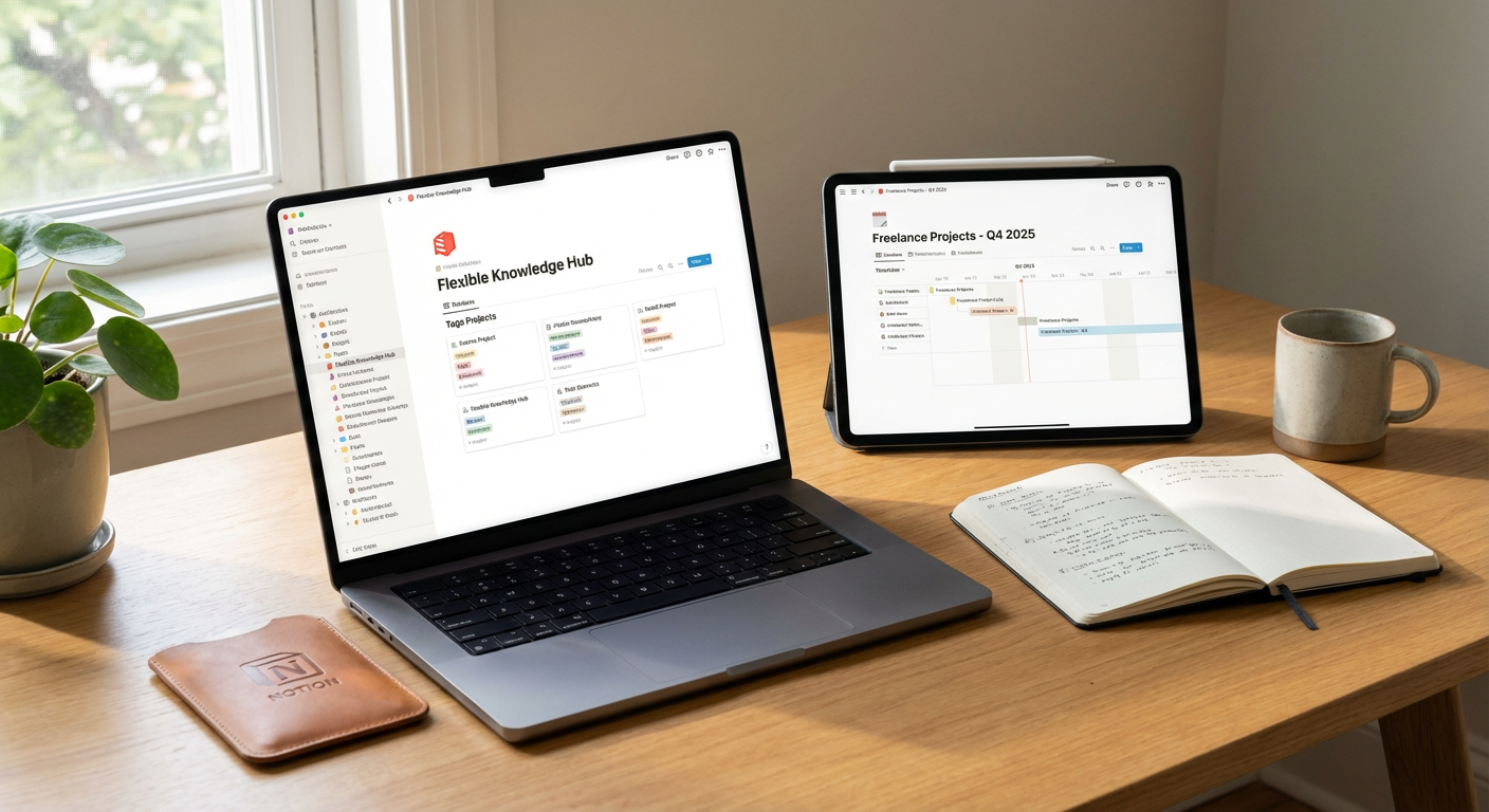 Notion for Flexible Knowledge Management