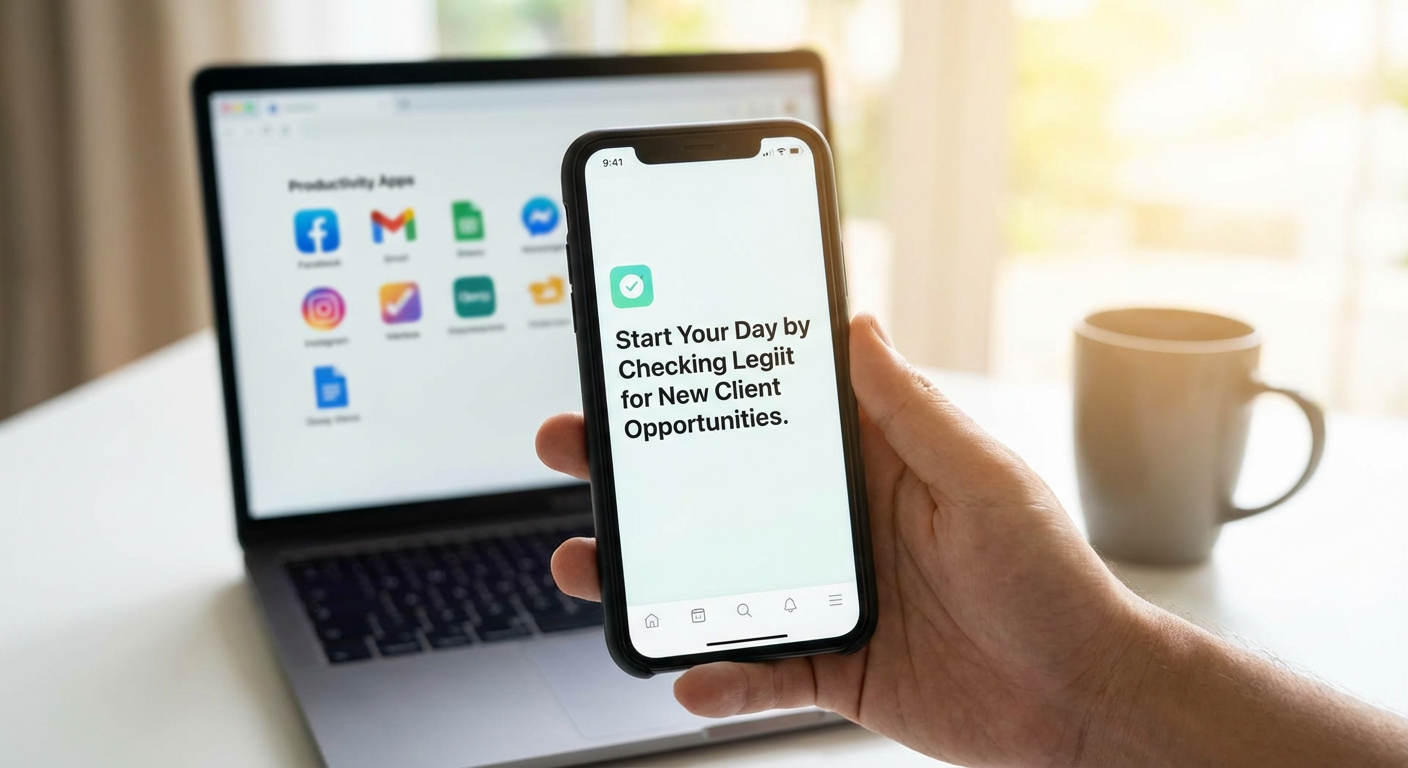 Start Your Day by Checking Legiit for New Client Opportunities