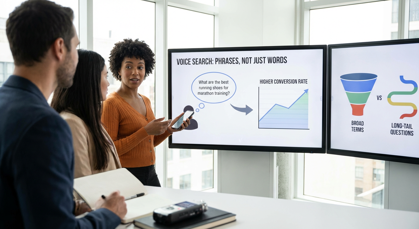 Voice Search Phrases That Sound Like Real Questions