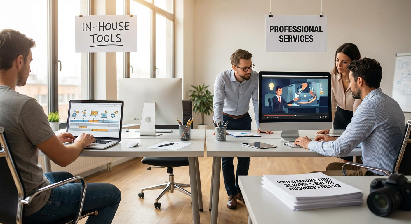 Animated Explainer Videos: In-House Tools vs. Professional Services